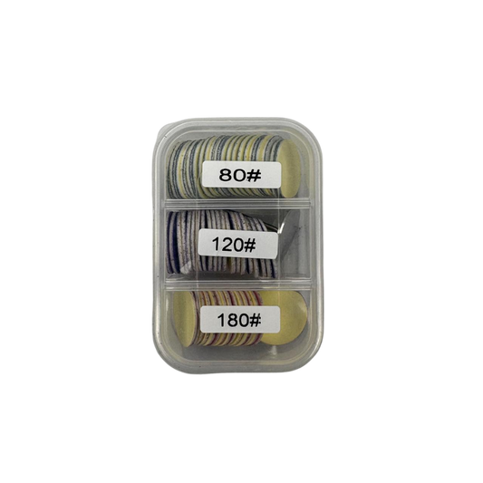 Pododiscos para Drill 80, 120 y 180 Grit Repuestos Adhesivos para Pedicure Profesional - Pododiscos - Elegans Nails
