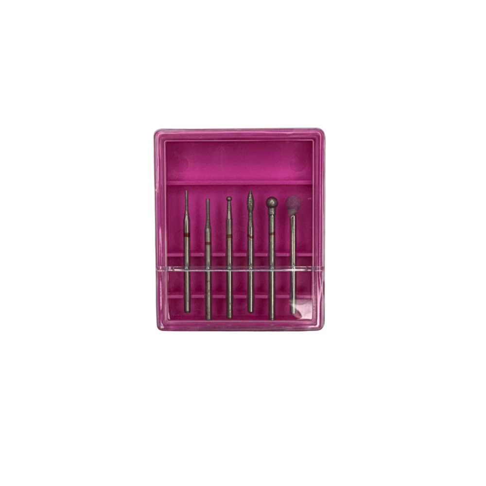 Kit de Puntas para Drill de Uñas Diamante Profesional para Manicure y Pedicure - Puntas para Drill - Elegans Nails