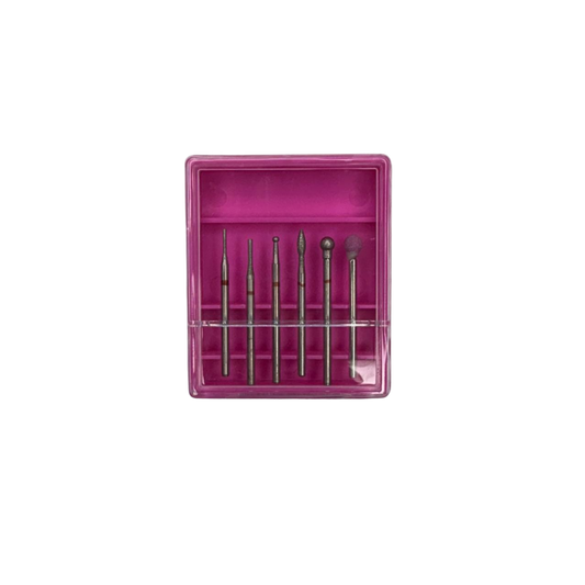 Kit de Puntas para Drill de Uñas Diamante Profesional para Manicure y Pedicure - Puntas para Drill - Elegans Nails