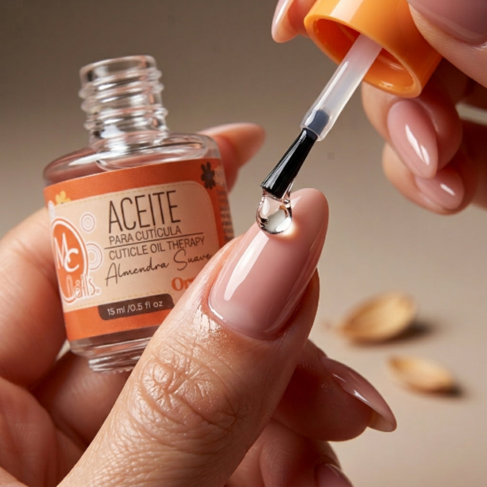 Aceite para cutícula Orange life ALMENDRA SUAVE 15ml MC Nails - Aceite para Cutícula - Elegans Nails