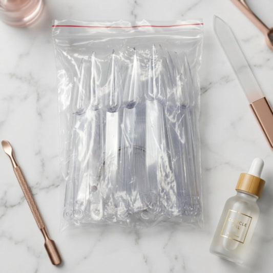 Muestrario Transparente para Uñas en Palitos – Display de Colores para Gel, Acrílico y Esmalte - Muestrarios - Elegans Nails