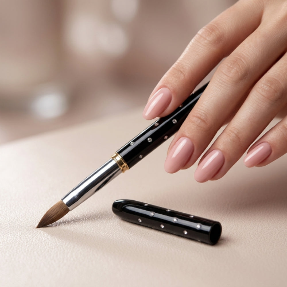 Pincel para Uñas Kolinsky BLACK ROCK #10 - Pinceles - Elegans Nails