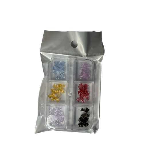 Charms Moño de Colores Set – Nail Art - Decoraciones - Elegans Nails