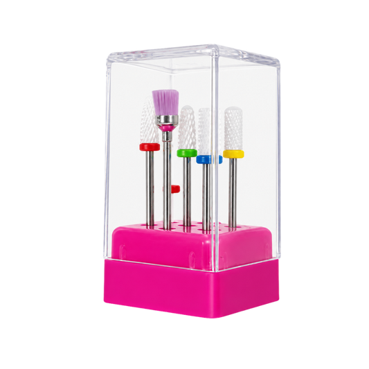 Kit de Puntas para Drill Profesional de Cerámica y Carburo para Manicure y Pedicure - Accesorios para Drill - Elegans Nails