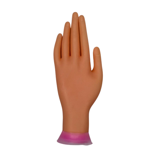 Mano de Práctica para Uñas sin Uñas Integradas para Manicure, Acrílico, Gel y Soft Gel - Mano - Elegans Nails