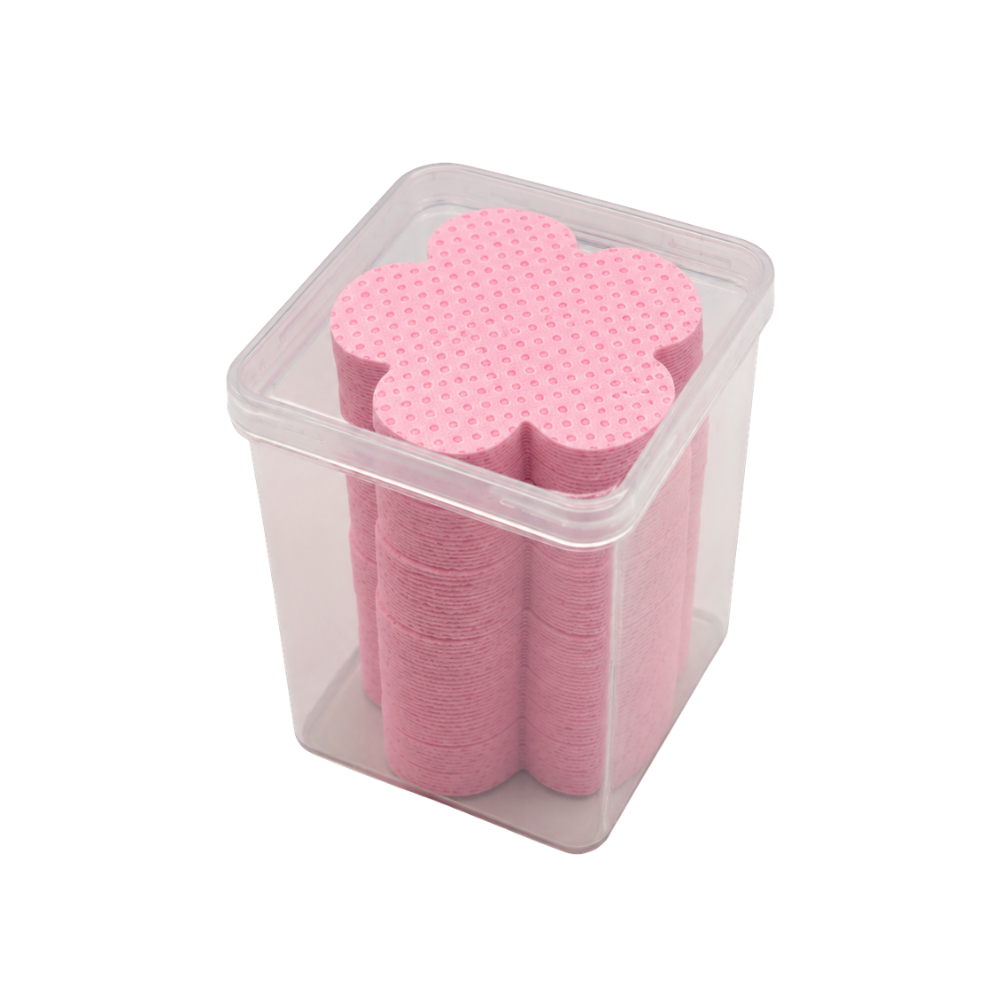 Toallitas para Limpieza de Uñas en Formas Decorativas Corazón, Flor y Mariposa Sin Pelusa - Toallas - Elegans Nails
