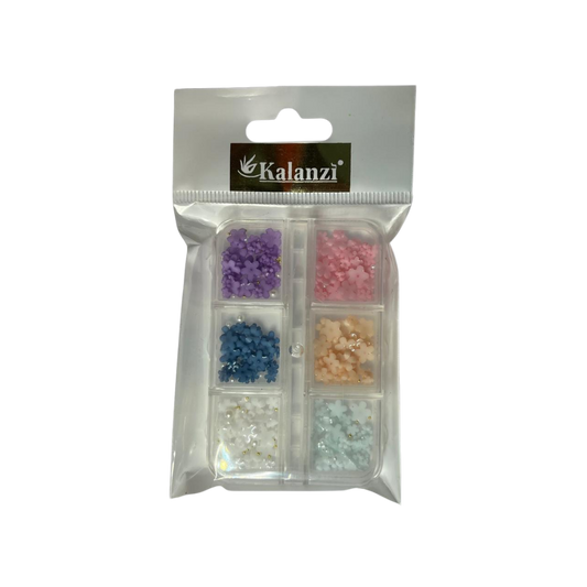 Flores 3D para Uñas Kalanzi – Mix 6 Colores - Decoraciones - Elegans Nails