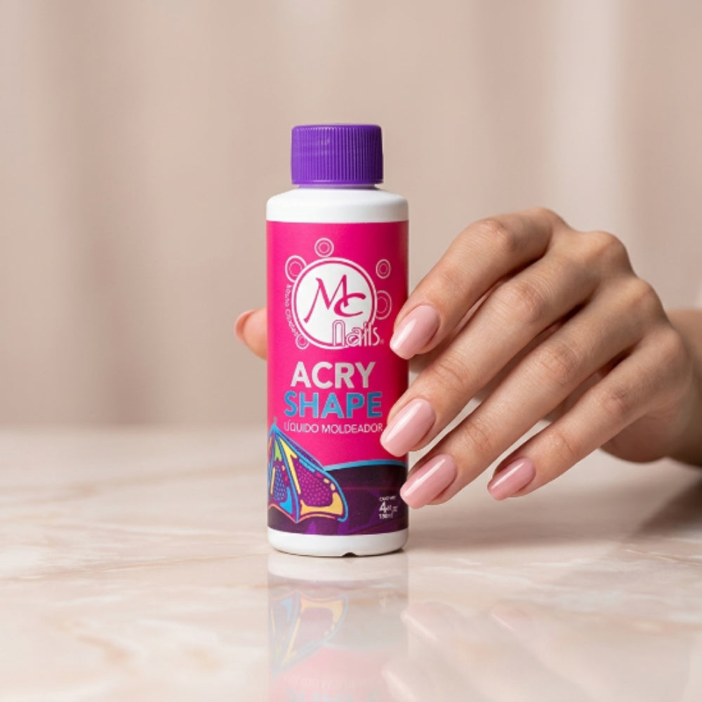 Liquido Moldeador de Acrilico en gel ACRYSHAPE 4oz MC Nails - Líquido Moldeador - Elegans Nails