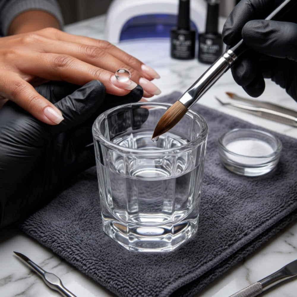 Godete de Cristal para Monómero y Líquidos Acrílicos para Uñas - Godete - Elegans Nails