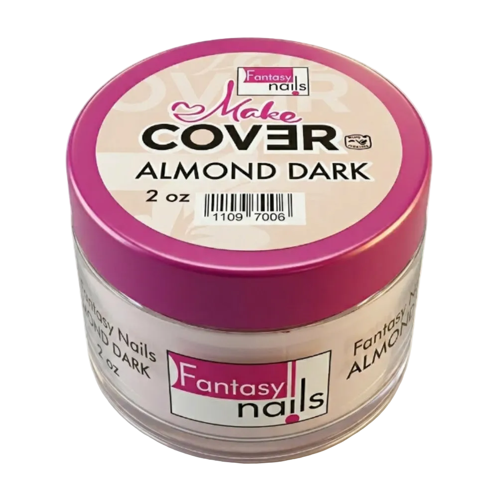 Uñas Acrilico Make Cover Almond Dark 2 oz Fantasy Nails - Acrílico - Elegans Nails