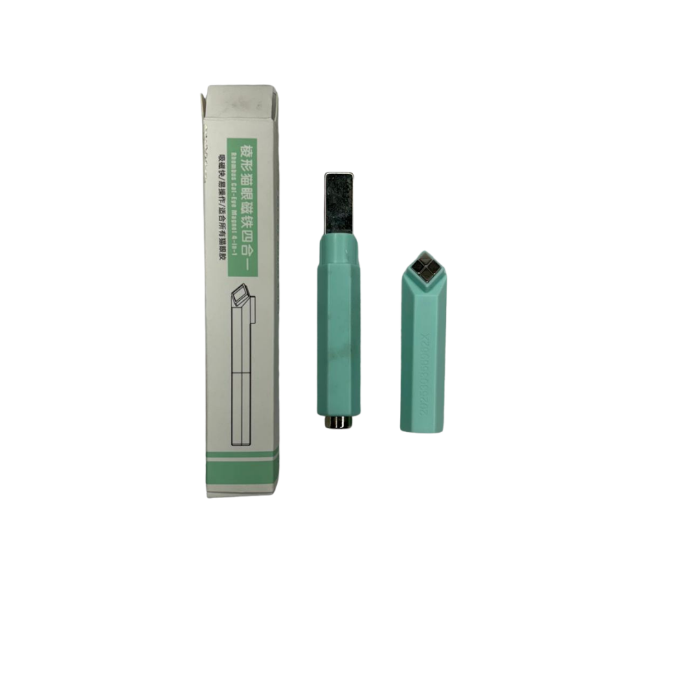 Imán Ojo de Gato Magnético Doble Punta Rombo y Rectangular para Uñas Cat Eye - Imán Ojo de Gato - Elegans Nails