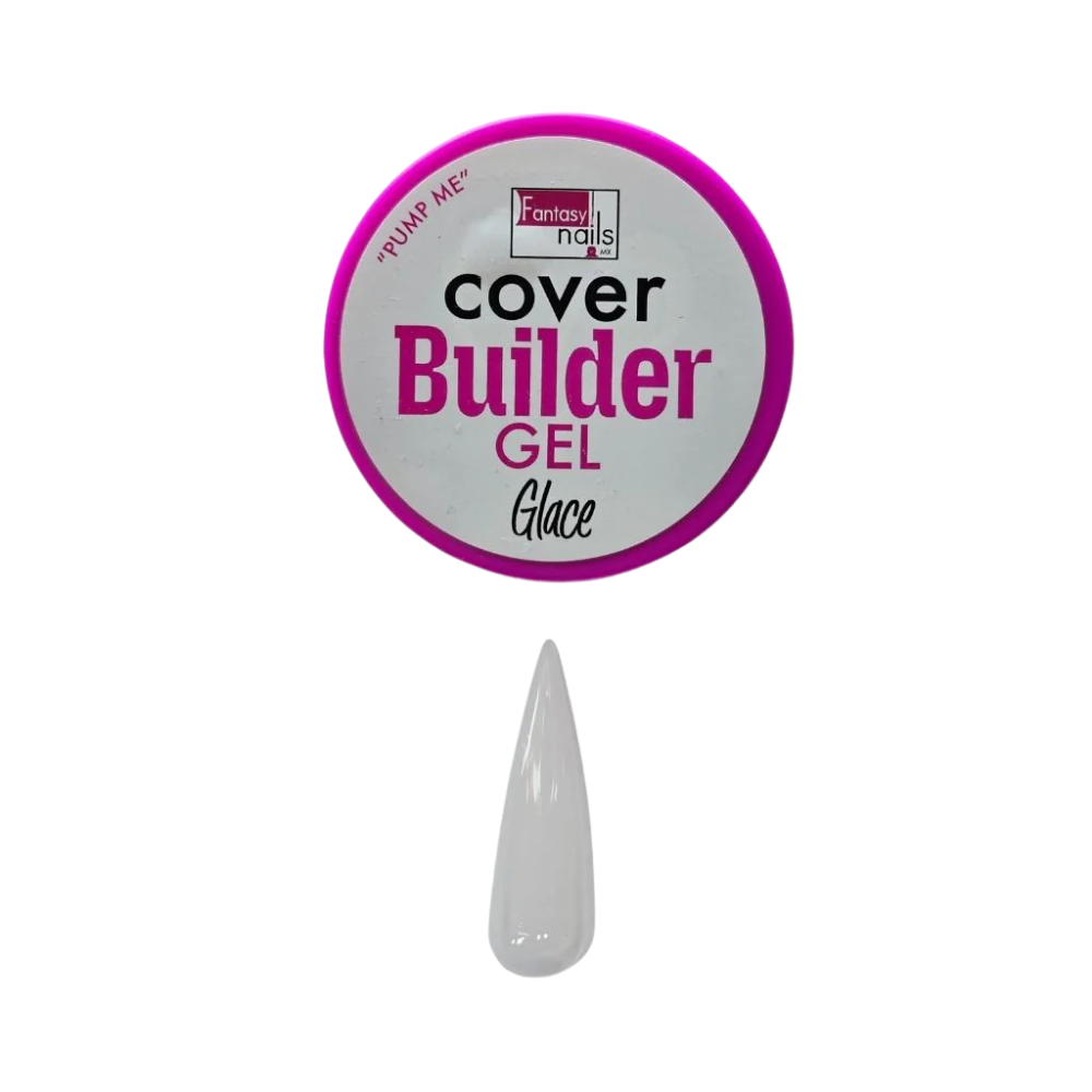 Cover Builder Gel Glace Fantasy Nails Gel Constructor Blanco Lechoso para Uñas - Gel de Construcción para Uñas - Elegans