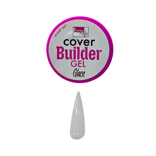 Cover Builder Gel Glace Fantasy Nails Gel Constructor Blanco Lechoso para Uñas - Gel de Construcción para Uñas - Elegans