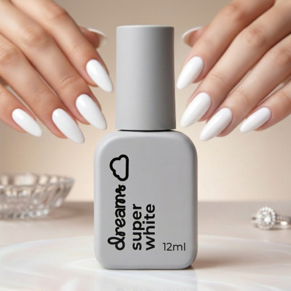 Gel de Uñas de 3 pasos Dreams SUPER WHITE 12ml - Gel - Elegans Nails