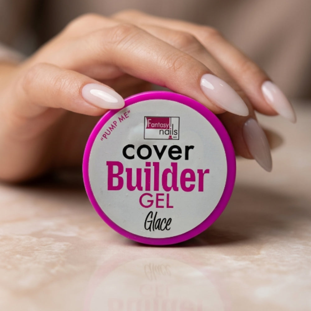 Cover Builder Gel Glace Fantasy Nails Gel Constructor Blanco Lechoso para Uñas - Gel de Construcción para Uñas - Elegans