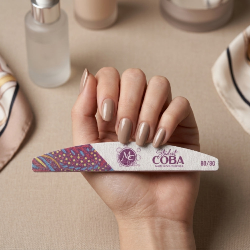 Lima de Uñas Student media Luna 80/80 MC Nails - Limas - Elegans Nails