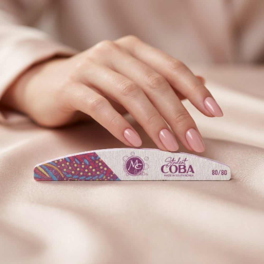 Lima de Uñas Student media Luna 80/80 MC Nails - Limas - Elegans Nails