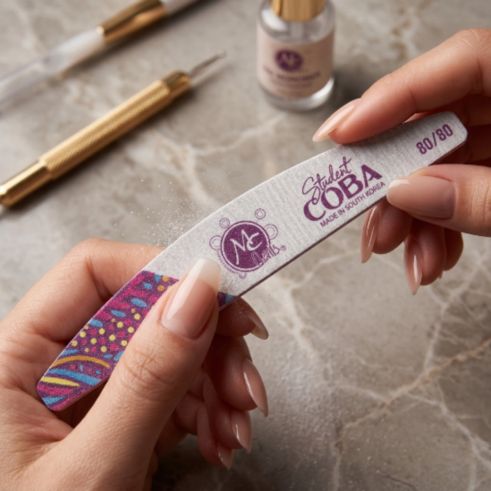 Lima de Uñas Student media Luna 80/80 MC Nails - Limas - Elegans Nails