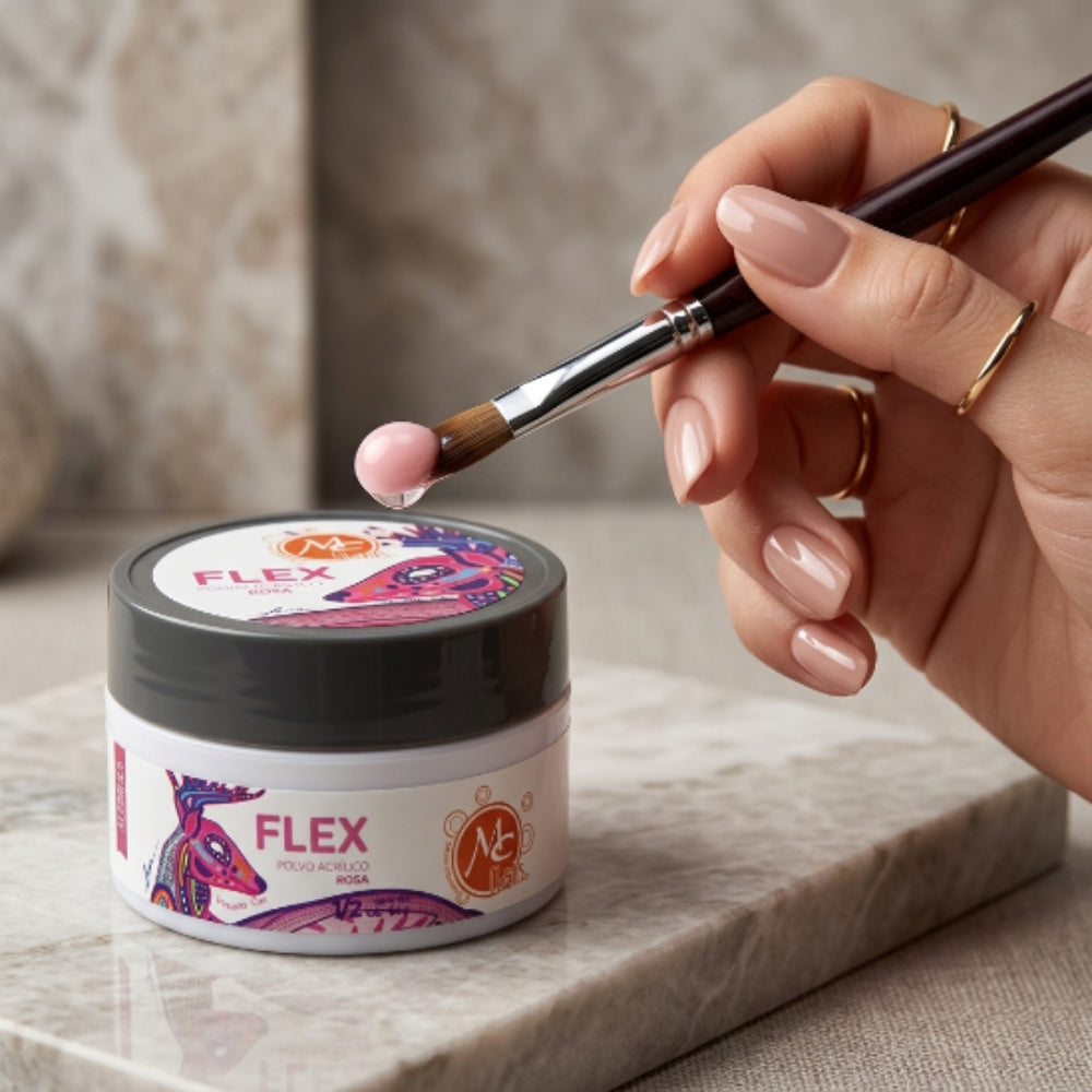 Uñas Acrílico FLEX 1/2 oz rosa MC Nails - Acrílico - Elegans Nails
