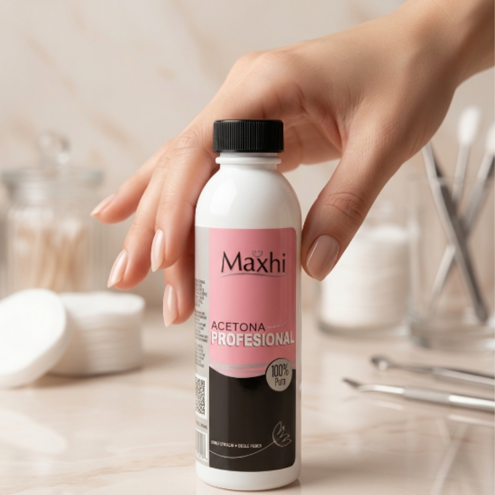 Acetona Pura Para Uñas Profesional Maxhi 140 ml - Acetona - Elegans Nails