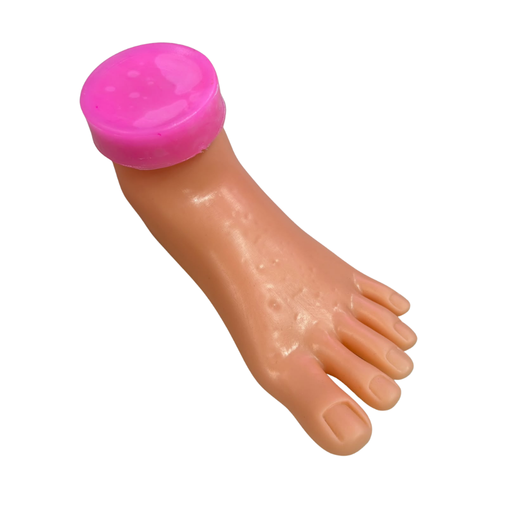 Pie de Práctica para Pedicure y Decoración de Uñas Reutilizable con Base - Pie - Elegans Nails