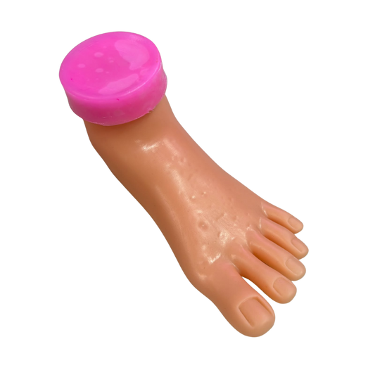 Pie de Práctica para Pedicure y Decoración de Uñas Reutilizable con Base - Pie - Elegans Nails