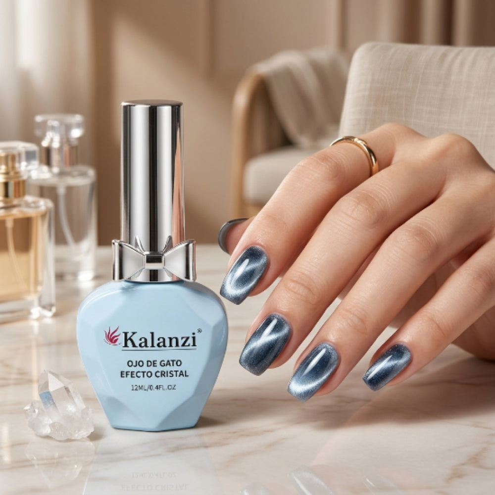 Gel Ojo de Gato Efecto Cristal Kalanzi 12 ml - Gel Ojo de Gato - Elegans Nails