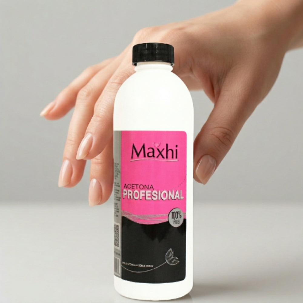 Acetona Pura para Uñas Profesional Maxhi 250 ml - Acetona - Elegans Nails