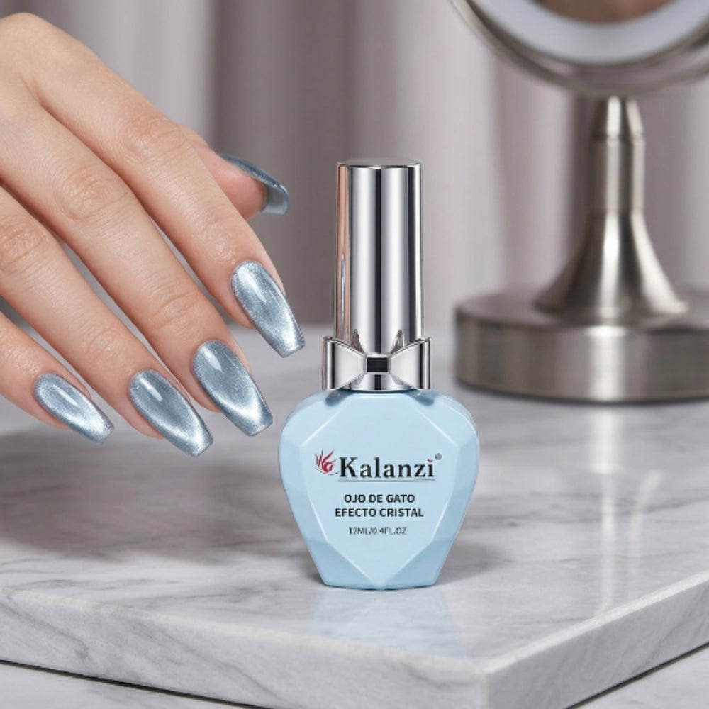 Gel Ojo de Gato Efecto Cristal Kalanzi 12 ml - Gel Ojo de Gato - Elegans Nails
