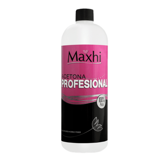 Acetona Pura Uñas Profesional Maxhi 1 Litro - Acetona - Elegans Nails