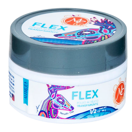 Uñas Acrílico FLEX 1/2 oz transparente MC Nails - Acrílico - Elegans Nails