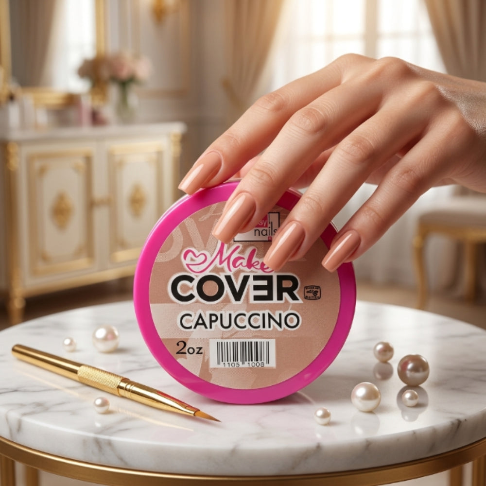 Uñas Acrilico Make Cover Capuccino 2 Oz Fantasy Nails - Acrílico - Elegans Nails
