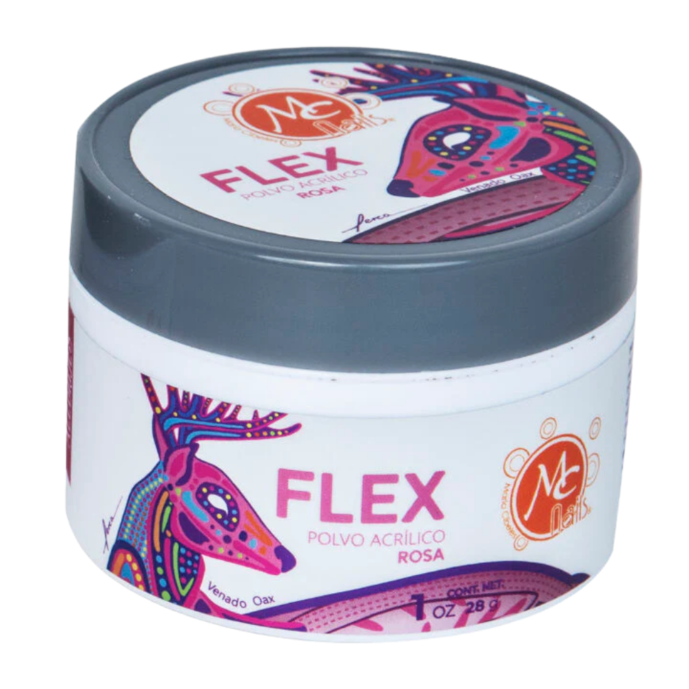 Uñas Acrílico FLEX 1 oz rosa MC Nails - Acrílico - Elegans Nails