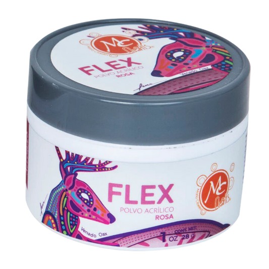 Uñas Acrílico FLEX 1 oz rosa MC Nails - Acrílico - Elegans Nails