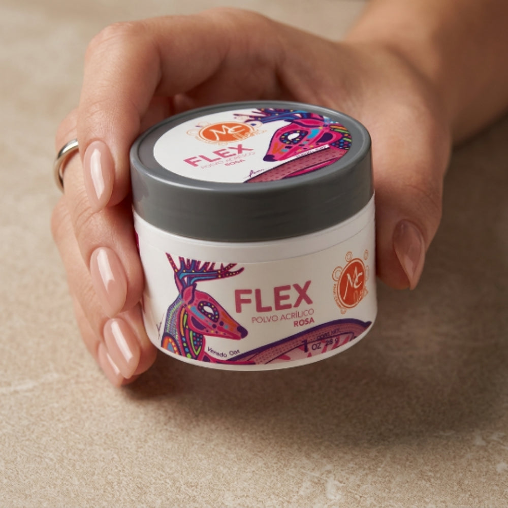 Uñas Acrílico FLEX 1 oz rosa MC Nails - Acrílico - Elegans Nails