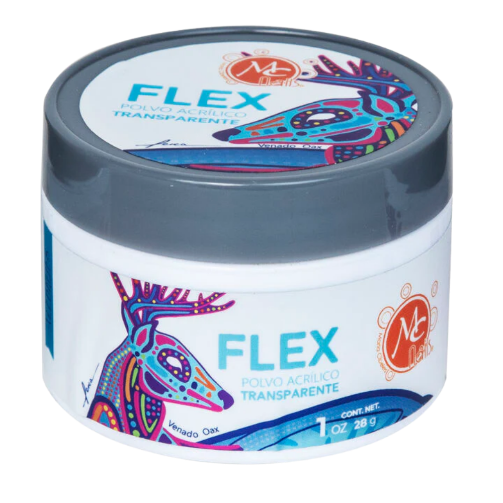 Uñas Acrílico FLEX 1 oz transparente MC Nails - Acrílico - Elegans Nails
