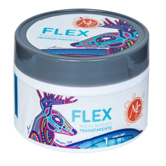 Uñas Acrílico FLEX 1 oz transparente MC Nails - Acrílico - Elegans Nails