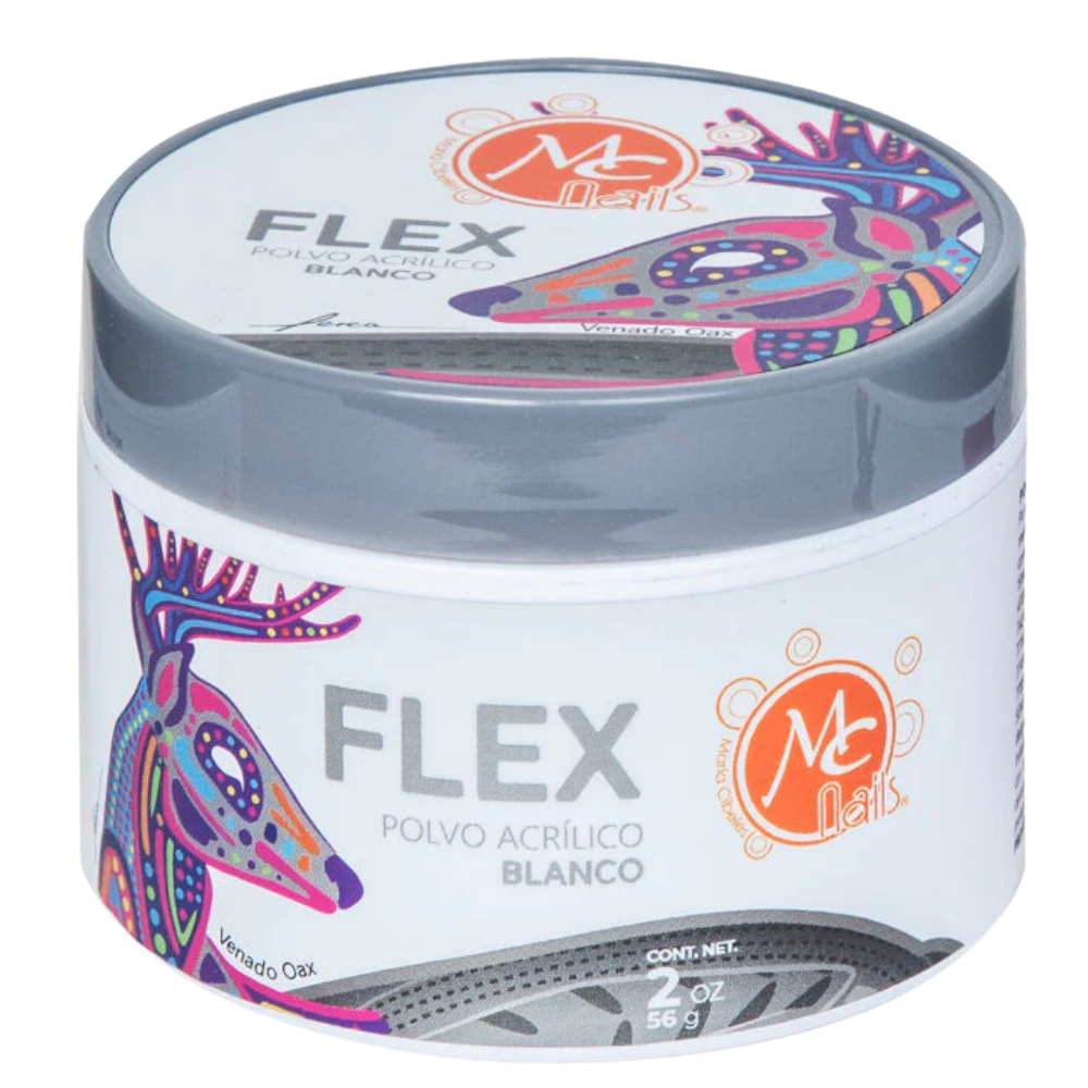 Uñas Acrílico FLEX 2 oz blanco MC Nails - Acrílico - Elegans Nails