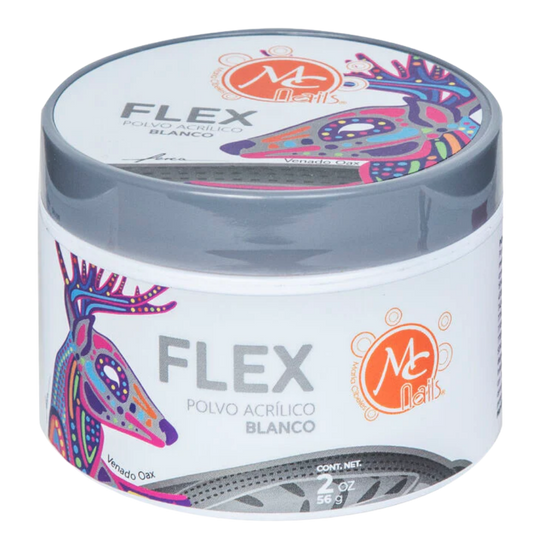 Uñas Acrílico FLEX 2 oz blanco MC Nails - Acrílico - Elegans Nails