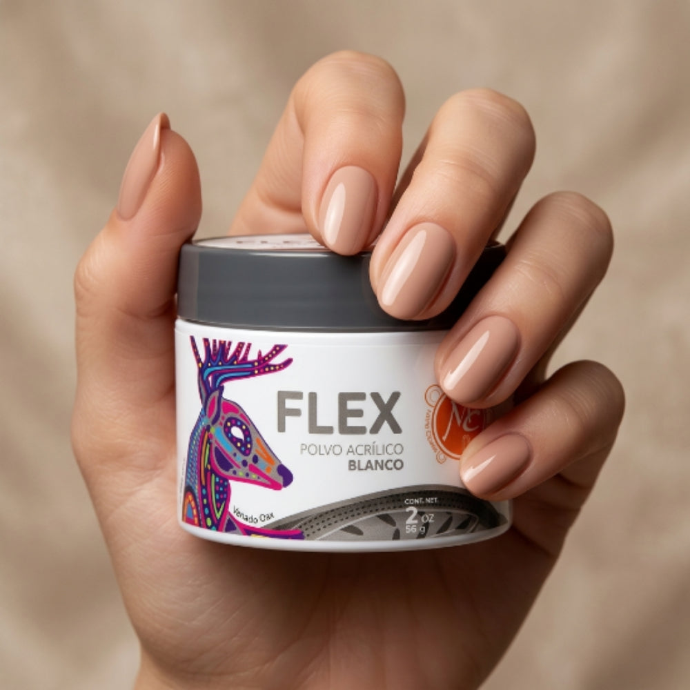 Uñas Acrílico FLEX 2 oz blanco MC Nails - Acrílico - Elegans Nails