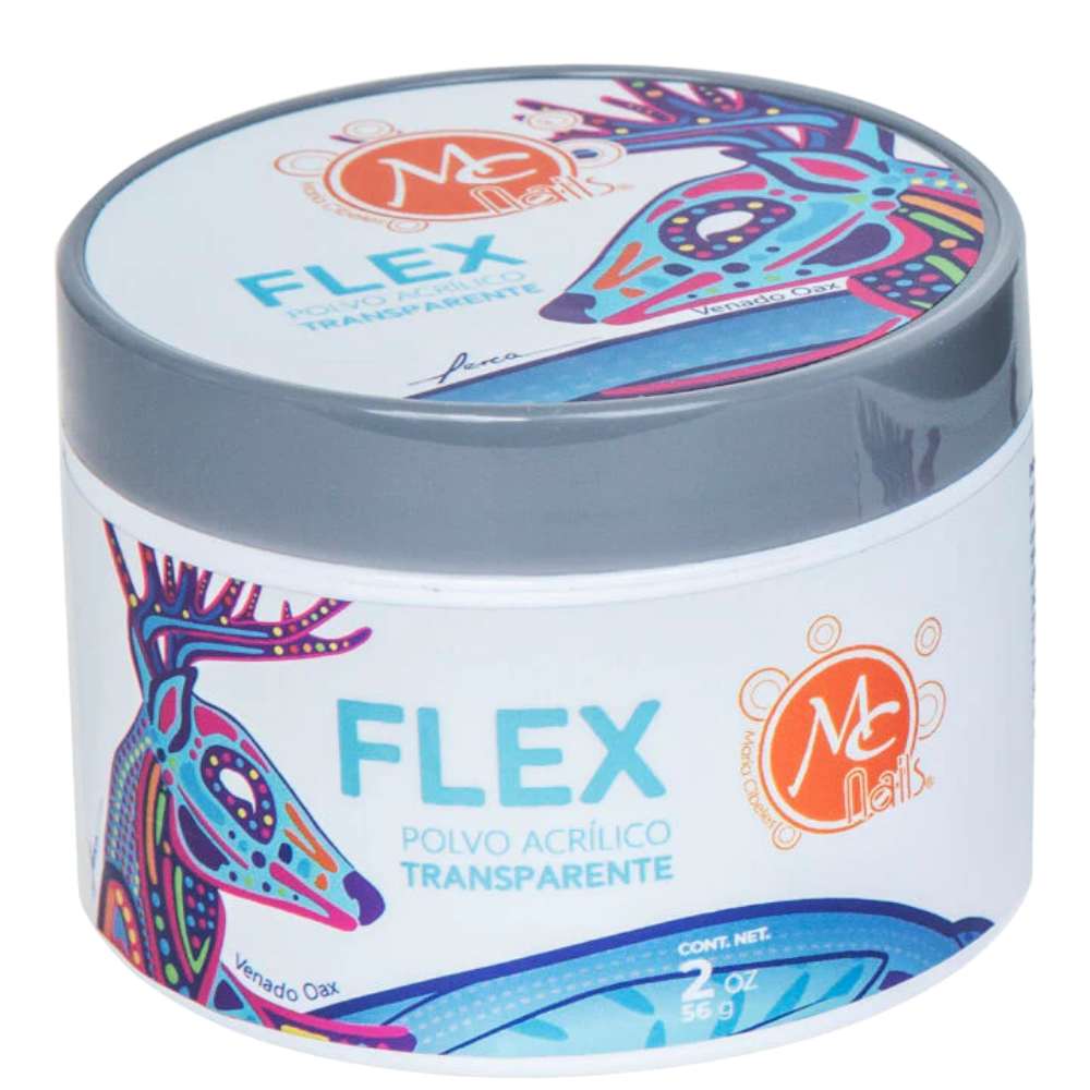 Uñas Acrílico FLEX 2 oz transparente MC Nails - Acrílico - Elegans Nails