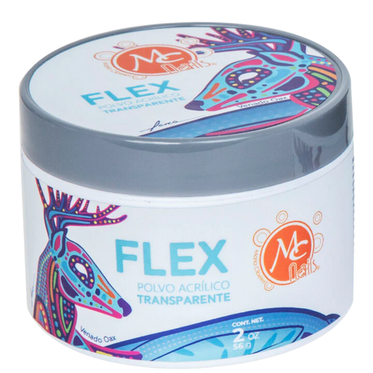 Uñas Acrílico FLEX 2 oz transparente MC Nails - Acrílico - Elegans Nails