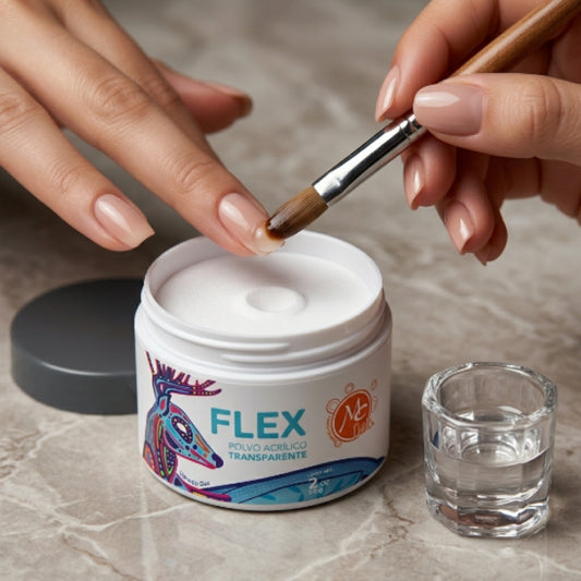 Uñas Acrílico FLEX 2 oz transparente MC Nails - Acrílico - Elegans Nails