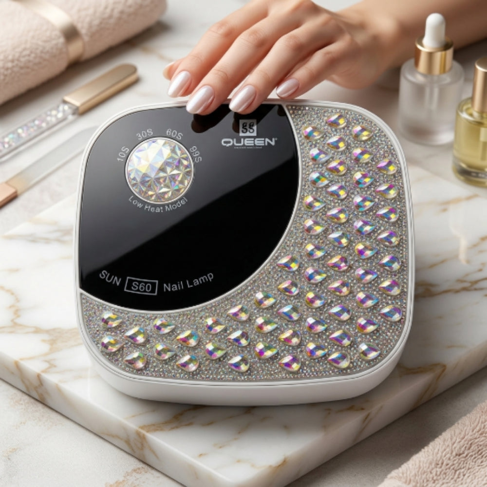 Lámpara UV LED Queen SUN S60 para Uñas 168W Profesional con Temporizador - Lámparas - Elegans Nails