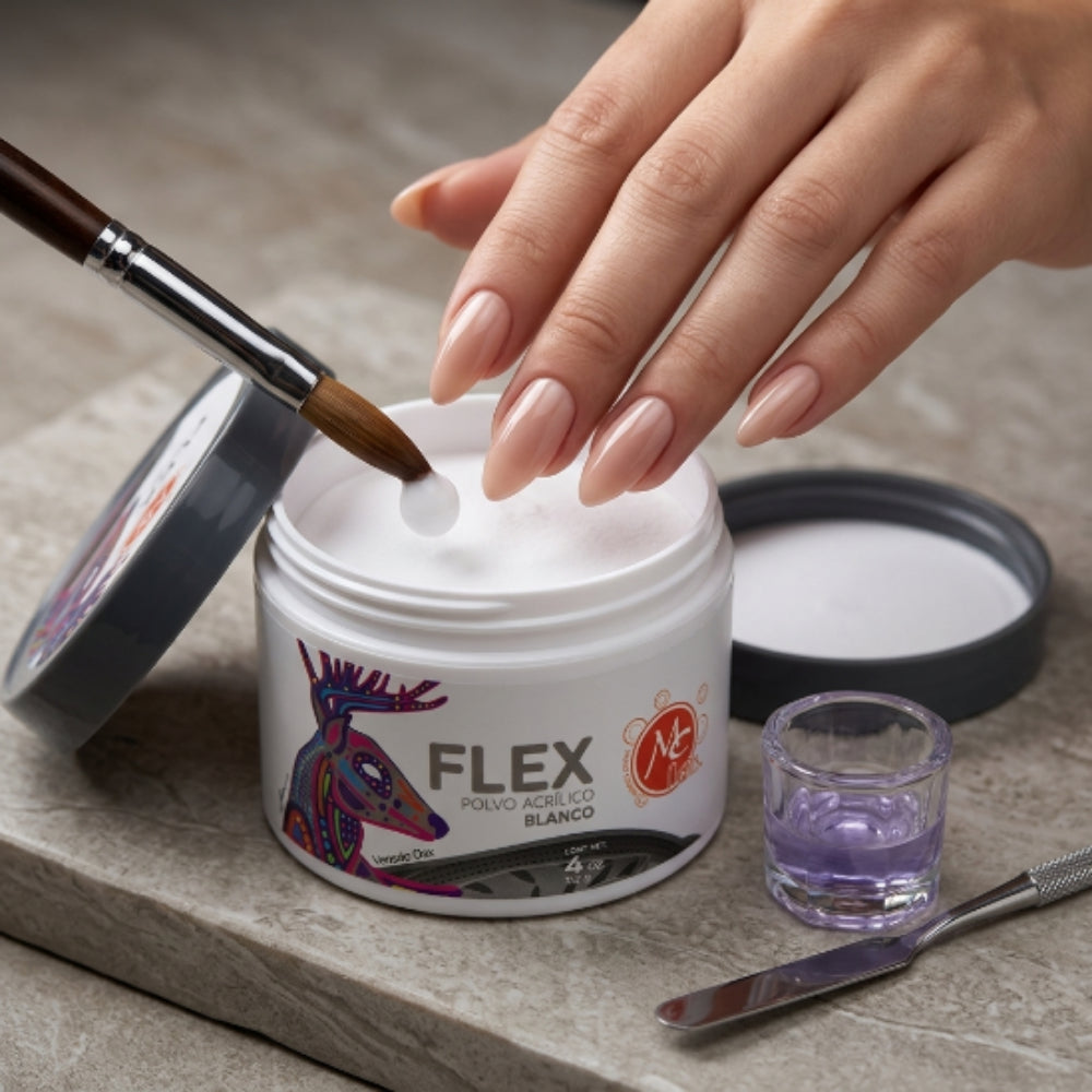 Uñas Acrílico FLEX 4 oz blanco MC Nails - Acrílico - Elegans Nails