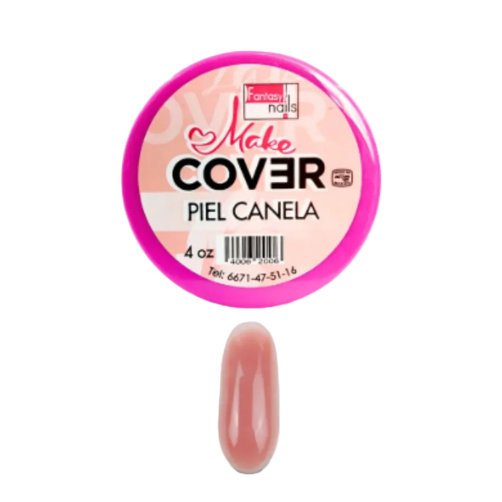 Uñas Acrilico Make Cover Piel Canela 4 Oz Fantasy Nails - Acrílico - Elegans Nails