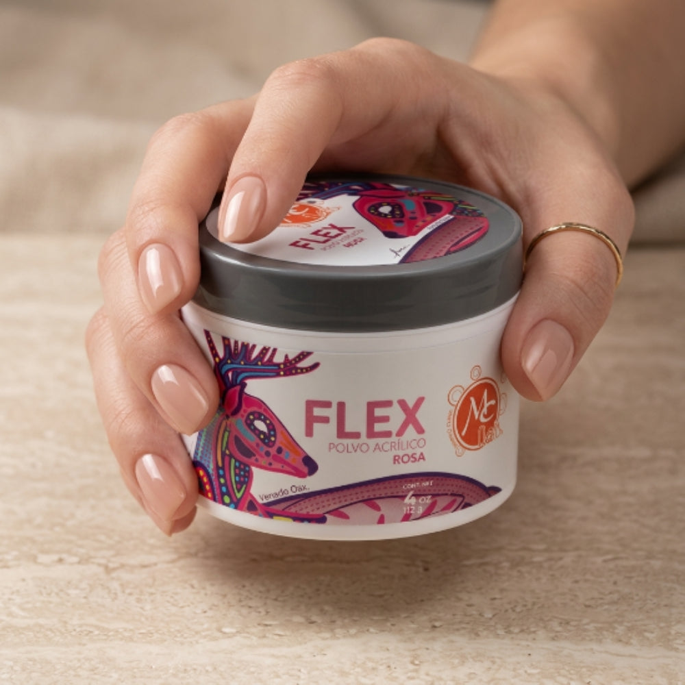 Uñas Acrílico FLEX 4 oz rosa MC Nails - Acrílico - Elegans Nails