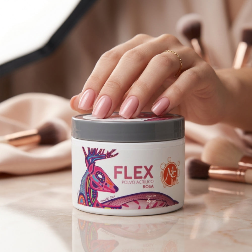 Uñas Acrílico FLEX 4 oz rosa MC Nails - Acrílico - Elegans Nails