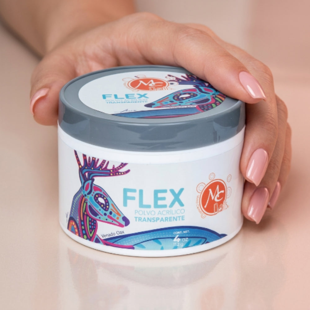 Uñas Acrílico FLEX 4 oz transparente MC Nails - Acrílico - Elegans Nails