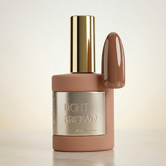 Gel de Uñas Wish Edition LIGTH BROWN NUDE GEL 40ml #05 - Gel - Elegans Nails